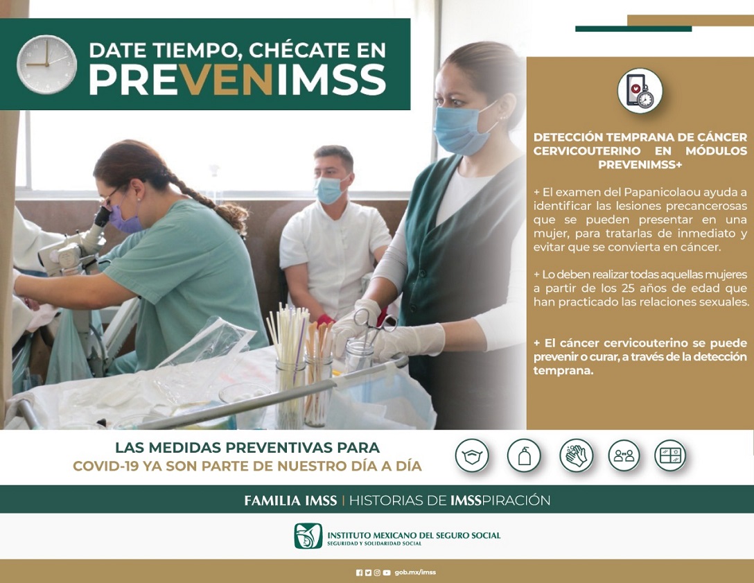 Recomienda IMSS Hidalgo acudir a módulos PREVENIMSS para detección temprana de cáncer